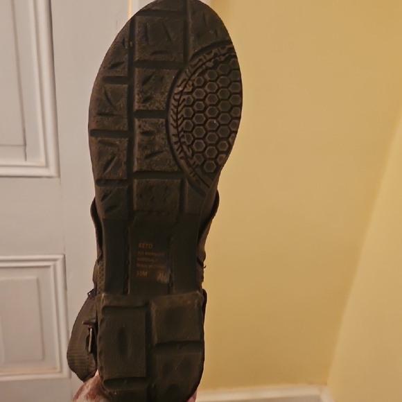 Jellypop Dark Brown Combat Boots - Picture 5 of 7